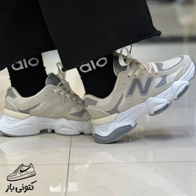 کتونی زنانه نیوبالانس ۹۰۶۰ کرم طوسی
