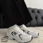 کتونی زنانه نیوبالانس سفید مشکی