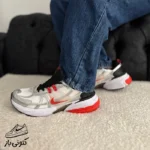 کتونی مردانه نایک V2krun سفید نارنجی - تصویر 5