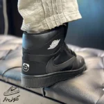کتونی مردانه نایک ترویس ساقدار مشکی - تصویر 4