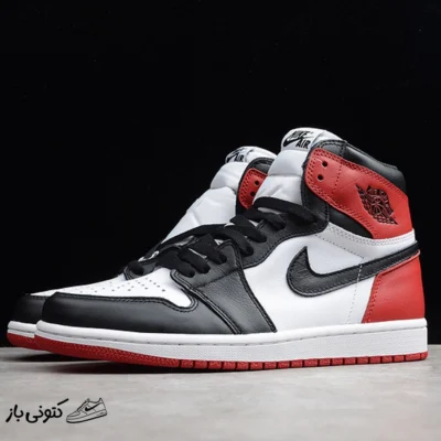 نایک ایر جردن وان Jordan 1 Retro High Satin Black Toe