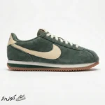کتونی خارجی زنانه نایک کورتز سبز تیره کرم Nike Cortez Vintage Green Gum FJ2530-301