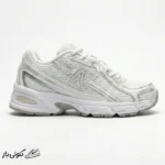 کتونی خارجی زنانه نیوبالانس 740 سفید سیلور متالیک New Balance 740