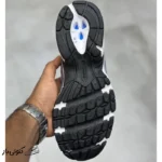 کتونی خارجی زنانه نیوبالانس 740 سفید نقره‌ای متالیک سرمه‌ای New Balance 740v2 White Shadow Grey Navy U740WN2