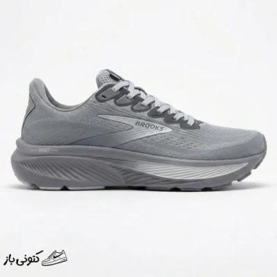 کتونی خارجی مردانه بروکس گوست 17 طوسی Brooks Ghost 17 Primer Grey 110442-1D-041