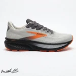 کتونی خارجی مردانه بروکس گوست 17 طوسی نارنجی Brooks Ghost 17 Oyster Orange 110442-1D-048