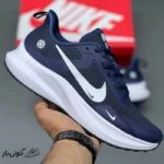 کتونی خارجی مردانه نایک زوم ایکس سرمه ای سفید Nike Zoom X sneakers for men