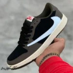 کتونی خارجی یونیسکس جردن وان رترو تراویس اسکات Jordan 1 Retro Low OG SP Travis Scott