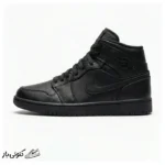 کتونی خارجی یونیسکس جردن وان مشکی ساقدار Jordan 1 Retro OG Black