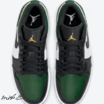 کتونی خارجی یونیسکس نایک جردن وان گرین تو Jordan 1 Low Green Toe