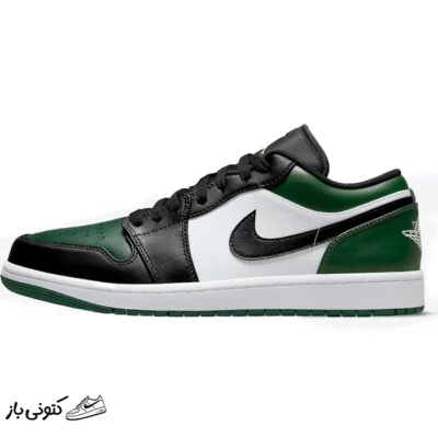 کتونی خارجی یونیسکس نایک جردن وان گرین تو Jordan 1 Low Green Toe