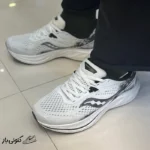 کتونی مردانه رانینگ ساکونی سفید مشکی