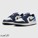 جردن وان لو ابسیدین یو ان سی Jordan 1 Low OG Obsidian UNC