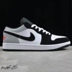 نایک ایر جردن وان Jordan 1 Low SE White Fire Red Black Matte Silver