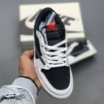 نایک ایر جردن وان لو مشکی سفید خاکستری Travis Scott x Air Jordan 1 Retro Low OG