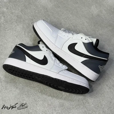 نایک جردن وان لو Jordan 1 Low White Black