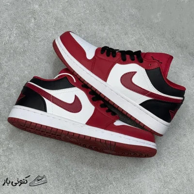 نایک جردن وان لو ریورس بلک تو Jordan 1 Low Reverse Black Toe