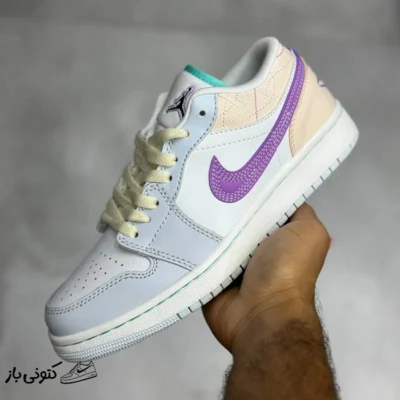 جردن وان لو مولتی کالر ساشیکو Jordan 1 Low Multi-Color Sashiko