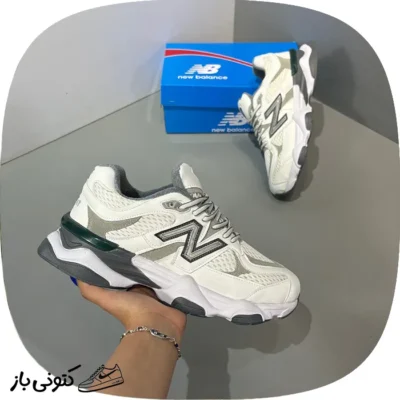 کتونی نیوبالانس 9060 سفید طوسی (150)
