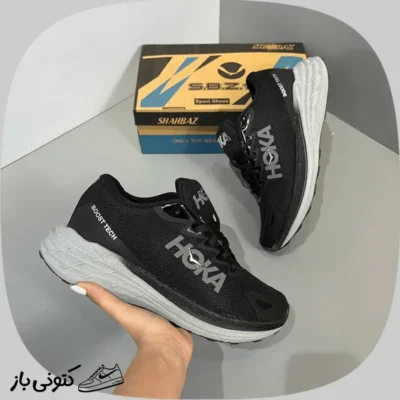 کتونی هوکا مشکی طوسی