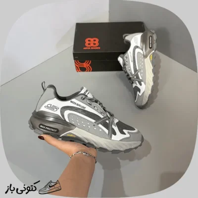 کتونی اسکیچرز مکس پروتکت مردانه طوسی