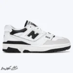 کتونی خارجی یونیسکس نیوبالانس 550 سفید مشکی 550 New Balance 550 Sea Salt Black