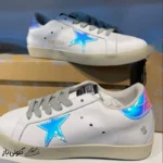 کتونی خارجی زنانه گلدن گوس Golden Goose Super-Star Leather glitter