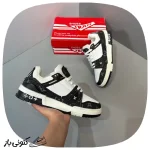 کتونی لویی ویتون مردانه مشکی سفید