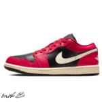 کتونی خارجی زنانه نایک ایر جردن وان میستیک Air Jordan 1 Low Mystic Hibiscus Black