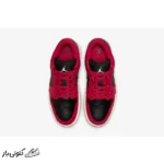 کتونی خارجی زنانه نایک ایر جردن وان میستیک Air Jordan 1 Low Mystic Hibiscus Black - تصویر 4