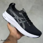 کتونی خارجی یونیسکس اسیکس ژل کایانو 32 مشکی سفید ASICS Gel-Kayano 32 Black White