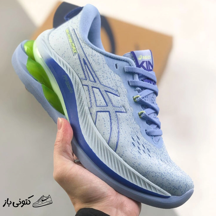asics-gel-kinsei-max-blue-sneakers کتونی خارجی زنانه اسیکس ژل کینسی مکس Asics GEL-KINSEI MAX - تصویر 1