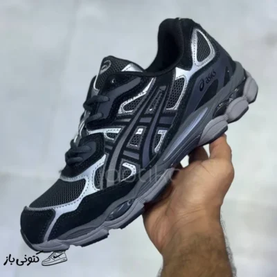 کفش اسیکس ژل ان وای سی مشکی خاکستری گرافیت ASICS Gel-NYC Graphite Grey Black