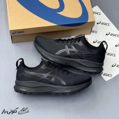 کفش ورزشی اسیکس ژل کایانو 32 مشکی GEL-KAYANO 32 BLACK/GRAPHITE GREY