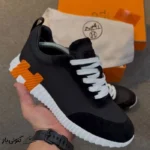کتونی خارجی مردانه هرمس بونسینگ مشکی HERMES BOUNCING