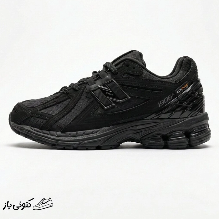 new-balance-1906r-cordura-black-magnet کتونی خارجی مردانه نیوبالانس 1906R کوردورا بلک مگنت New Balance 1906R Cordura Black Magnet - تصویر 1