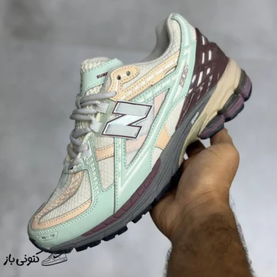 کفش نیوبالانس ۱۹۰۶U سبز نعنایی کرم قهوه ای New Balance 1906U Clay Ash Licorice
