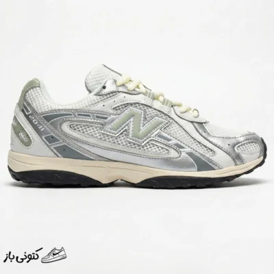 نیوبالانس 204 ال سیلور متالیک سیج گرین New Balance 204L Silver Metallic Sage Green U204LSWB