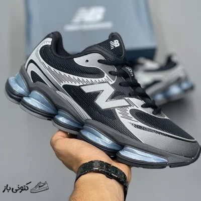 کفش نیوبالانس مشکی نقره‌ای New Balance Abzorb 2000 Black Grey