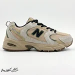 کفش نیوبالانس 530 کرم بژ مشکی New Balance MR530SND
