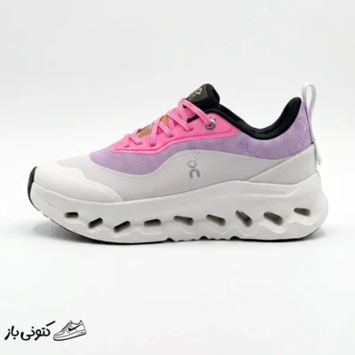 کتونی آن رانینگ کلودتیلت سفید بنفش صورتی On Running Cloudtilt 2 LOEWE Pink White