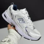 کتونی خارجی یونیسکس نیوبالانس 530 سفید سورمه ای NEW BALANCE 530 - تصویر 4