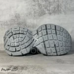 کتونی خارجی مردانه بالنسیاگا Balenciaga 3XL Suede Distressed طوسی - Image 4
