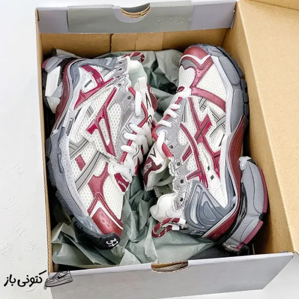 کتونی خارجی مردانه بالنسیاگا رانر Balenciaga Runner Burgundy