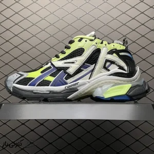 کتونی خارجی مردانه بالنسیاگا رانر Balenciaga Runner Green Blue Black Grey