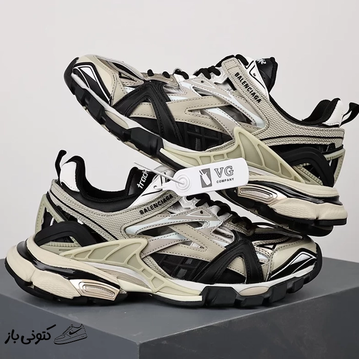 balenciaga-track-2-beige کتونی خارجی مردانه بالنسیاگا ترک Balenciaga Track.2 Beige - Image 1