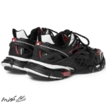 کتونی خارجی مردانه بالنسیاگا ترک Balenciaga Track 2 Black Burgundy مشکی بورگوندی - Image 4