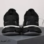 کتونی خارجی مردانه بالنسیاگا ترک Balenciaga Track.2 Black White مشکی سفید - Image 4