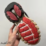 کتونی خارجی مردانه بالنسیاگا ترک Balenciaga Track Black Grey Red مشکی خاکستری قرمز - Image 3
