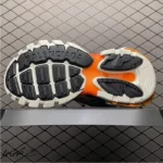 کتونی خارجی یونیسکس بالنسیاگا ترک Balenciaga Track White Orange - تصویر 3